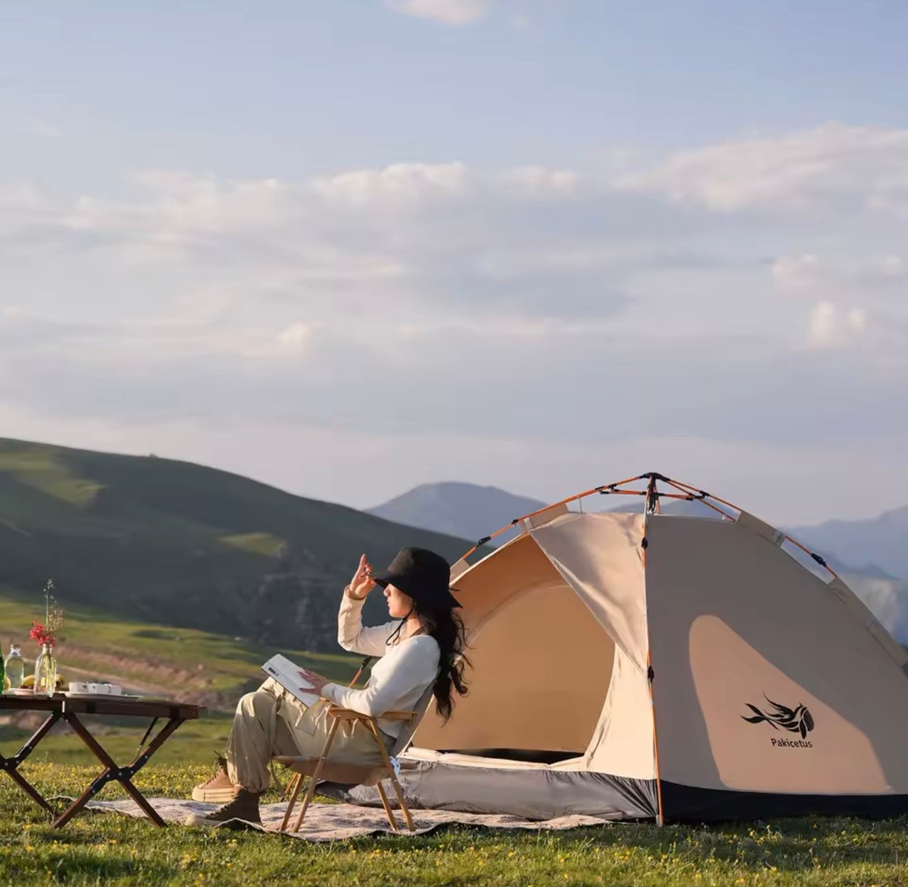 2-4 Person Camping Windproof Tents, Easy To Set Up, lightweight Camping Tent,Carpa,Suitable For Family Travel, Outdoor Camping